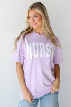 Lilac Nurse Tee -Trendy Clothing Store shopdressup nurse tee 7ec7cc67 8b32 4cf4 8781 50a495589a0f