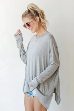 Laid Back Oversized Jersey Knit Top -Trendy Clothing Store shopdressup oversized knit top 9 5488655a cc35 45ce a8a9 16dd6c758149