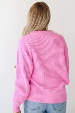 FINAL SALE - Adoring Darling Pink Oversized Sweater - DU DEAL -Trendy Clothing Store shopdressup pink oversized sweater 6