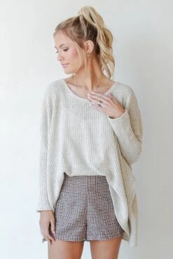 Current Mood Houndstooth Shorts -Trendy Clothing Store shopdressup plaid shorts 4