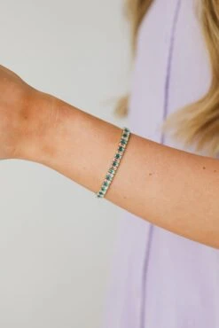 Ansley Rhinestone Bracelet -Trendy Clothing Store shopdressup rhinestone bracelet 8 53fcc700 d7b7 413c 80fb 242a311b5d0a