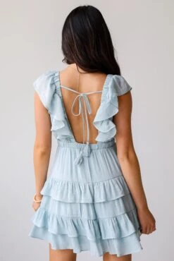 Fabulous Existence Ruffle Mini Dress -Trendy Clothing Store shopdressup ruffle mini dress 25