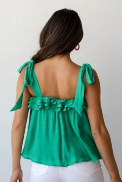 Sweet Choice Tie Strap Ruffle Tank - DU DEAL -Trendy Clothing Store shopdressup ruffle tie tank 9