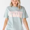 Sage Suwanee Tee -Trendy Clothing Store shopdressup suwanee tee 3