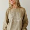 Tan Nashville Tennessee Sweatshirt -Trendy Clothing Store shopdressup tan nashville pullover 5