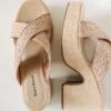 On The Boardwalk Tan Platform Heels -Trendy Clothing Store shopdressup tan straw heels 3