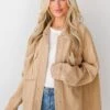 FINAL SALE - Cooler Than You Taupe Denim Jacket -Trendy Clothing Store shopdressup taupe jacket 3 09d22fcc 2b5d 4fbf 98ae 14cf3031560f