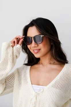 Always Your Favorite Tortoise Round Sunglasses -Trendy Clothing Store shopdressup tortoise sunglasses