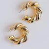 Lilly Gold Twisted Hoop Earrings -Trendy Clothing Store shopdressup twisted hoop earrings 4 253e1c65 712d 45ff 99a8 48e2ee00ae49