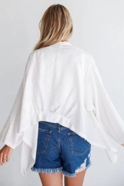 Incomparable Charm White Kimono -Trendy Clothing Store shopdressup white kimono 5