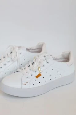 Walk With Confidence White Sneakers -Trendy Clothing Store shopdressup white sneakers 14