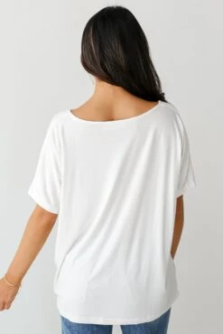 Mackenzie Everyday White Tee - DU DEAL -Trendy Clothing Store shopdressup white tee 6 36eb8417 02c3 46e8 8969 0209ba1150c6